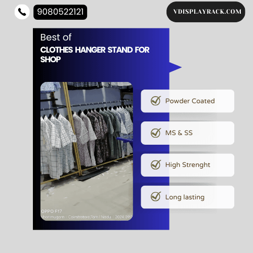 clothes hanger stand for shop