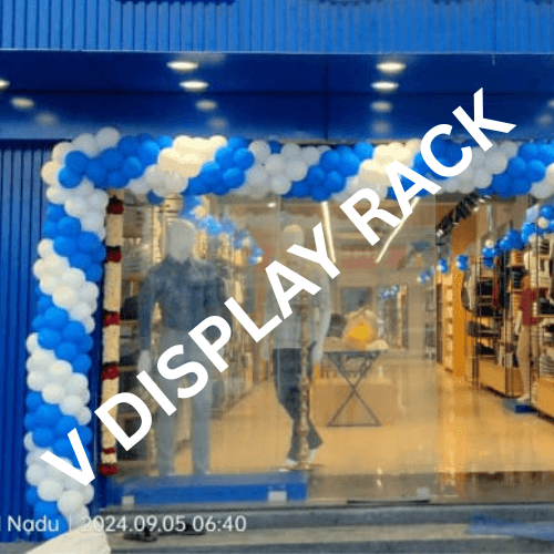 metal clothing display rack