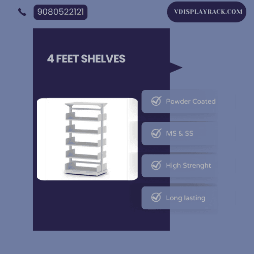 4 feet shelves