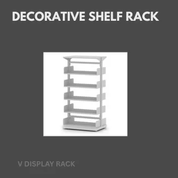 decorative shelf rack