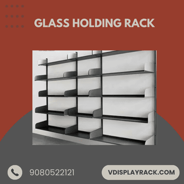 glass holding rack