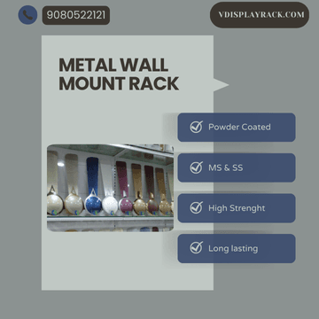 metal wall mount rack