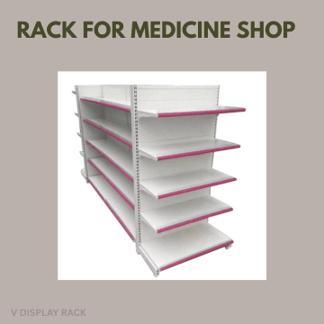 rack for medicine shop