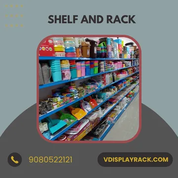 shelf and rack