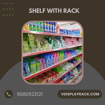 shelf with rack