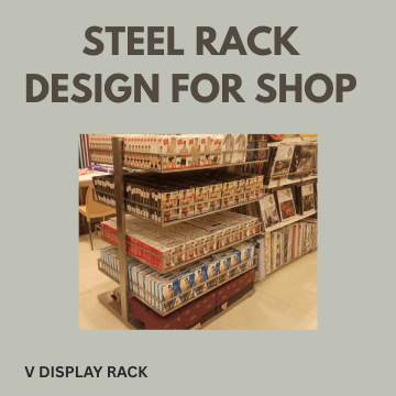 steel rack design for shop
