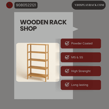 wooden rack shop