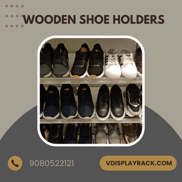 wooden shoe holders
