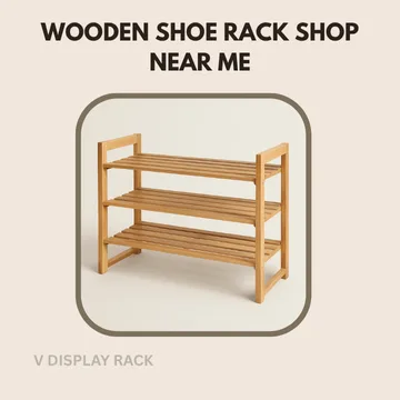 wooden shoe rack shop near me