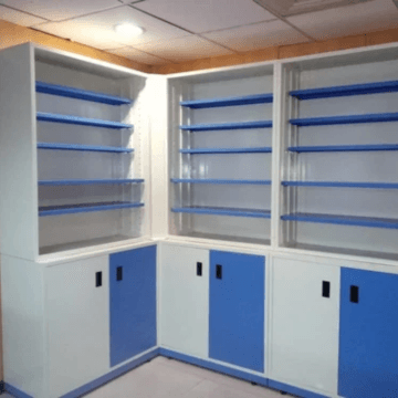 Medical Message Rack Medical Storage Racks – V Display Rack