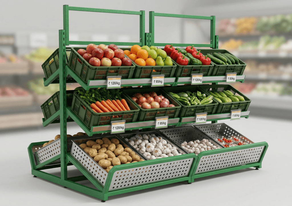 Adjustable Fruit and Vegetable Racks