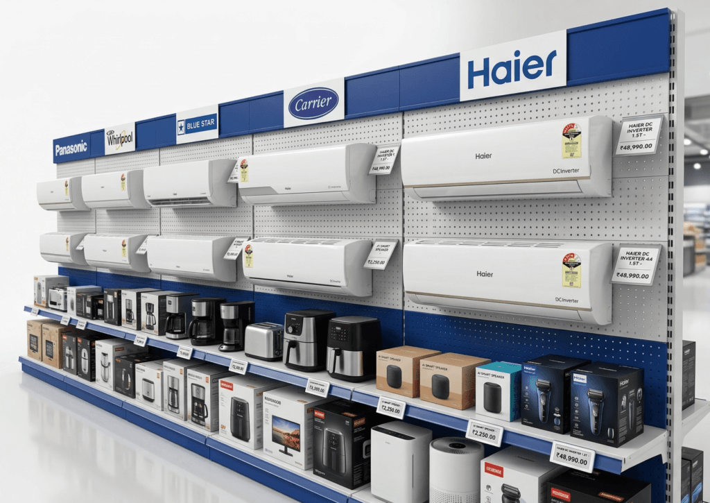 Electronic Display Racks manufacturing