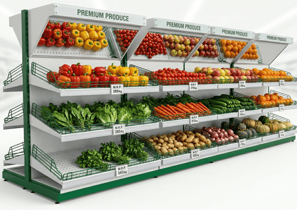Fruit Vegetable Top Canopy Racks