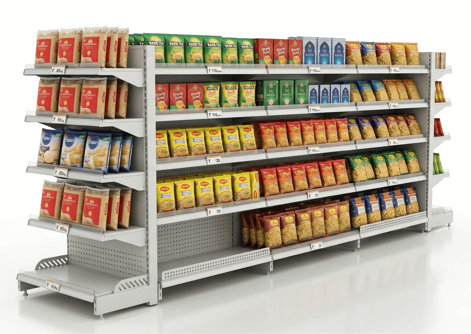 Cracker Retail Rack Supermarket Racks in Chennai V Display rack
