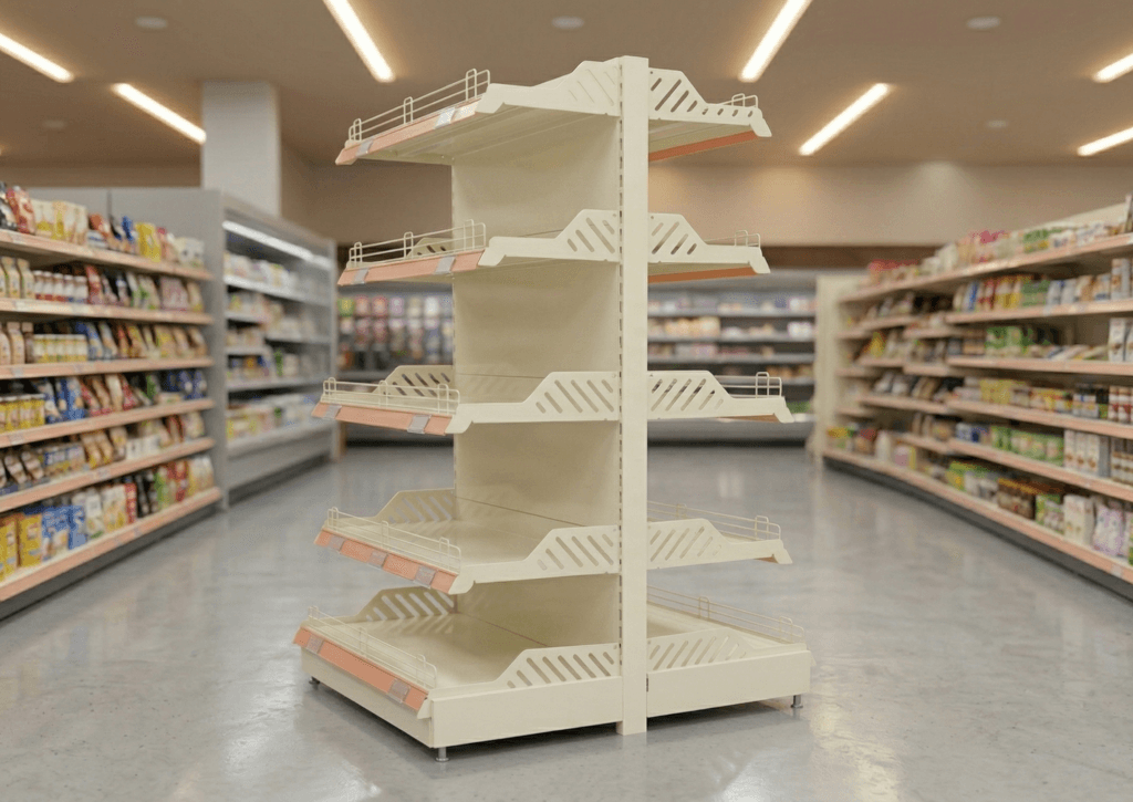 centre gondola supermarket racks
