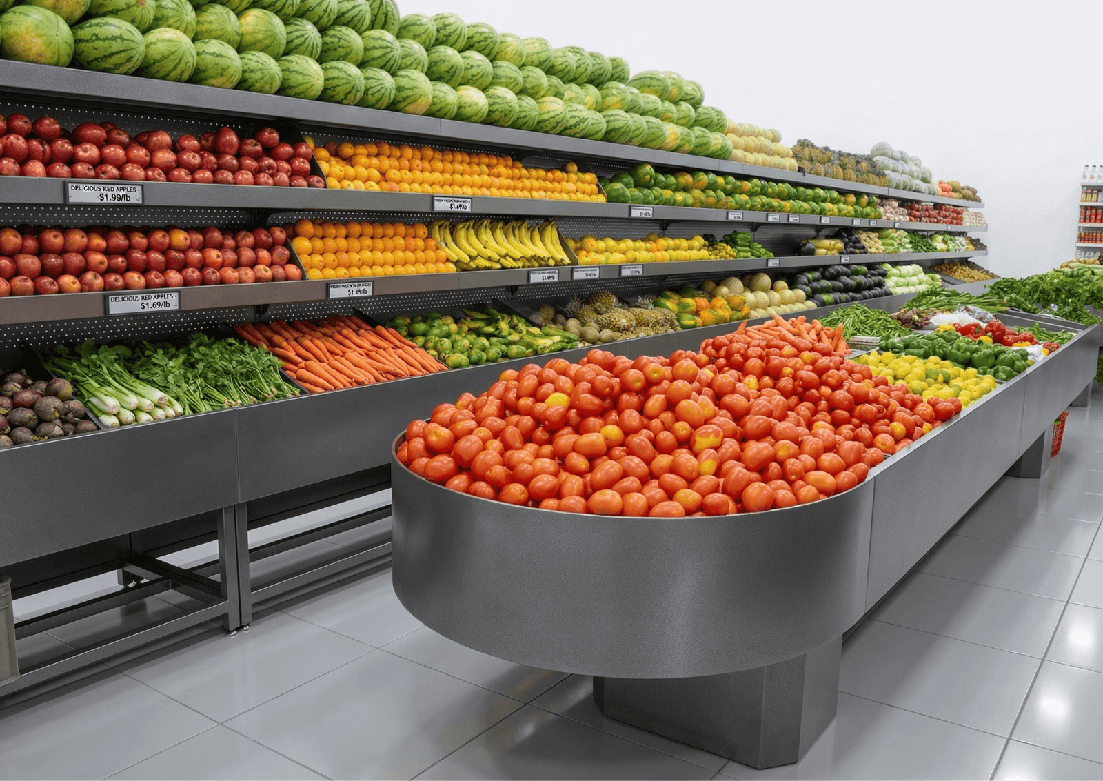 fruit and vegetable rack