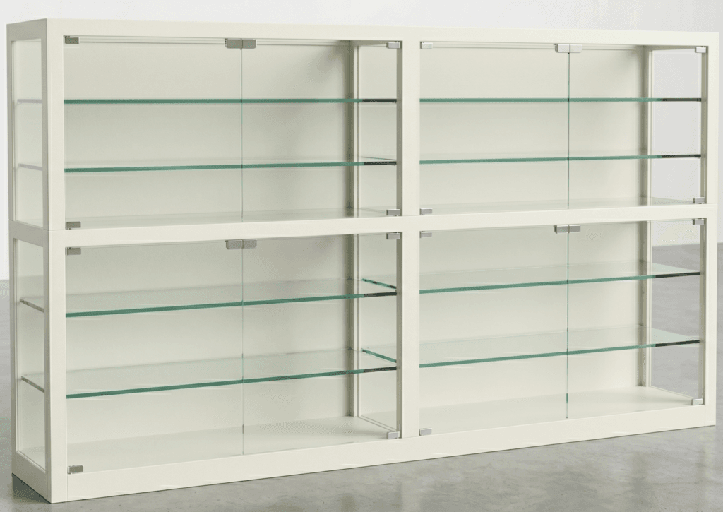 retail wall showcase racks