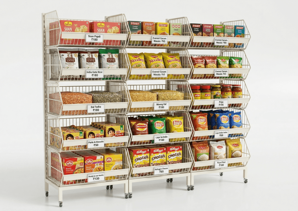 supermarket alligator bins