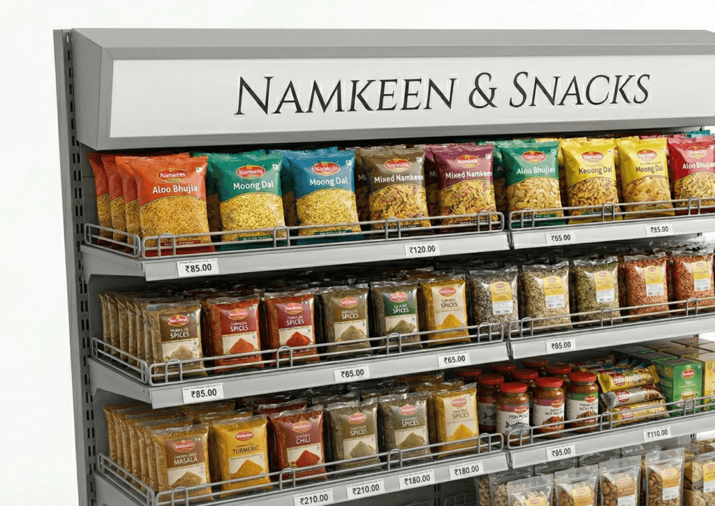supermarket topcanopy rack