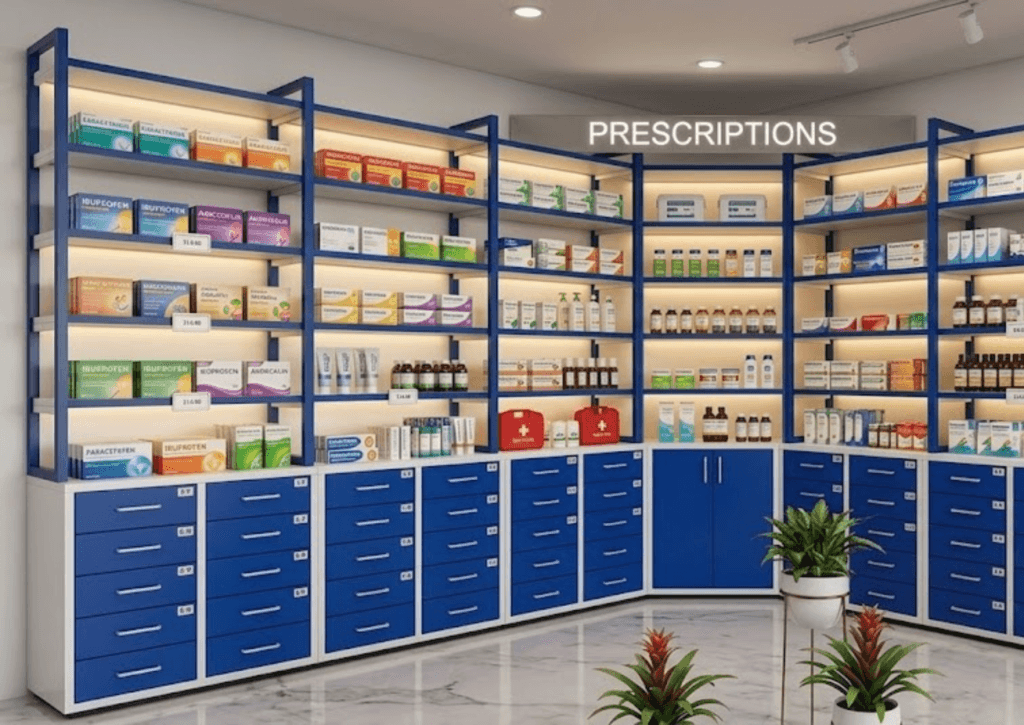 CRCA Sheet Pharmacy Racks